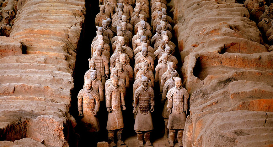 Терракотовая армия императора Цинь Шихуанди в Сиане